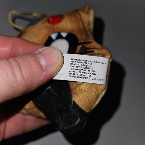 Yu Gi Oh Hello Kitty Chocolat Cat Winged Dragon Plush McDonalds Happy Meal Toy - Picture 4 of 5